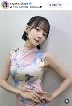岡田紗佳、ボディーラインくっきり「国宝級」「美ワキっ！」ノースリ姿にくぎ付け「たまらん」「ビジュ上がってる」
