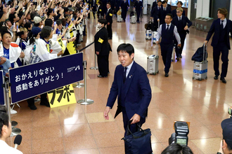 森保一監督、国民に感謝「共闘応援の後押しに感謝したい」…Ｗ杯帰国会見