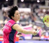 「【バドミントン】山口茜は決勝でインド選手に敗れ大会史上最多５度目の優勝に届かず　「決勝までこられたのは評価できる」」の画像1
