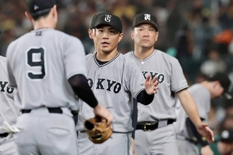 【巨人】元セーブ王・則本昂大「（大城）卓三がうまく引き出してくれた」移籍初リリーフで０封