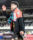 「【卓球全日本】２連覇へ松島輝空「苦しかったけど取り切れた」…元全日本王者・吉村に４ゲーム連続ジュースから粘り勝ち」の画像1
