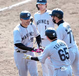 「【ロッテ】主将就任のソトが今季初の対外試合でいきなり２ラン「感じはすごくよかった」」の画像1