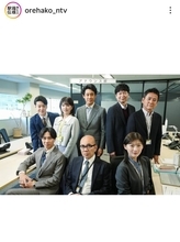箱根駅伝ドラマのアナウンサー役６人　集合写真にネット二度見「まさか本人」「まじ」「びっくり」「想定外」「蛯原アナも」