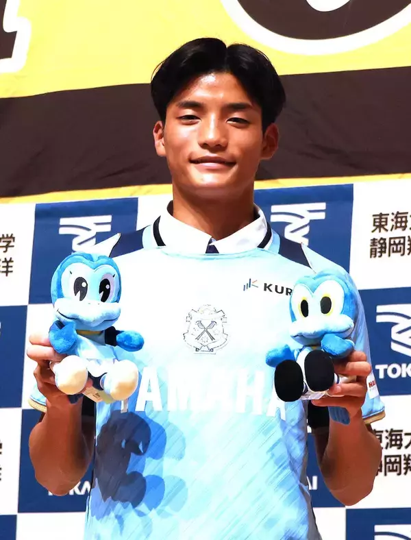 【高校サッカー】東海大静岡翔洋の岩下雄飛がＪ２磐田内定会見「秋葉監督よりも熱くやっていきたい」
