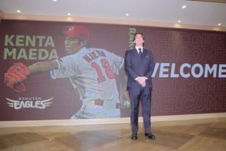 【楽天】前田健太が生涯・楽天誓う「現役を終える覚悟。生半可な気持ちで選んだわけではない」