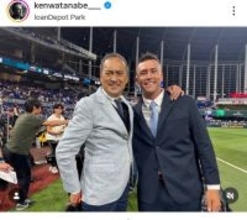 「Ｎｅｔｆｌｉｘ」渡辺謙　ＷＢＣ終えて「ありがとう」人気選手＆駆けつけた芸人とも対面「胸がいっぱい」