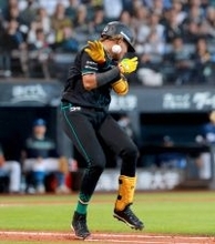 【日本ハム】送球直撃の水谷瞬は「左尺骨遠位端骨折」でゲーム復帰まで６週間