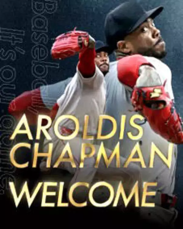 ＳＳＫが人類最速１７１キロ左腕のアロルディス・チャプマンとアドバイザー契約を締結