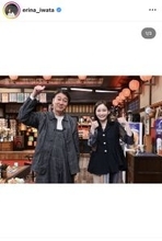 日テレ退社の岩田絵里奈アナ、ＴＢＳ番組で人気お笑い芸人と“再会”…「同期でお友達」仲良しアナとの２ショットも披露