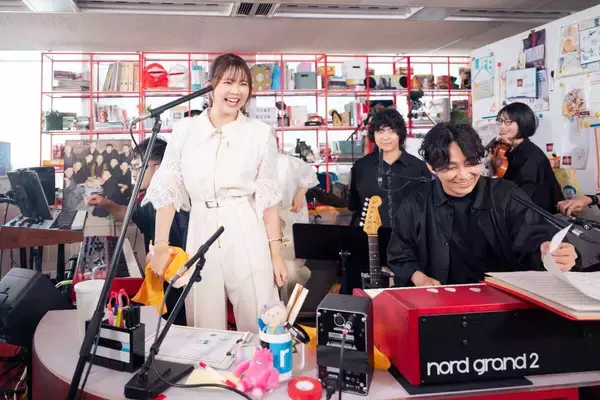 いきものがかり、ＮＨＫオフィス内で「頭から湯気出ながら」生演奏　地元・神奈川での路上ライブ時代重ねる