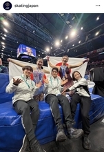 メダリスト集結ショットに「チームＪａｐａｎ最高」「みんないい笑顔」の声　不在の選手が気になる「あれ、駿くんは？」