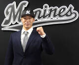 「【ロッテ】宮崎颯が入団会見　ソフトバンク戦力外も支配下の“吉報”に「ガッツポーズしました」…背番号は「６６」」の画像1