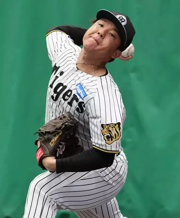 【阪神】２５年投手３冠の村上頌樹　今キャンプ初ブルペンで８０球「どれだけ楽に強い球を投げられるか」目標は沢村賞