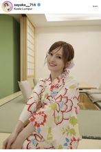 山本彩の浴衣姿にうっとり「日本の美そのもの」「かわえええええ」「めっちゃくっちゃ綺麗」クアラルンプールで盆踊り