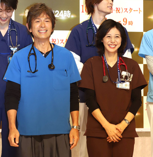 江口洋介＆松嶋菜々子、１６年ぶりにそろって手術着姿　「救命病棟２４時」ドリカム新主題歌に江口「熱を感じた」