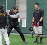 「【巨人】ドラ６・藤井健翔が松井秀喜臨時コーチから２日連続の打撃指導「成長した姿を見せたい」」の画像1