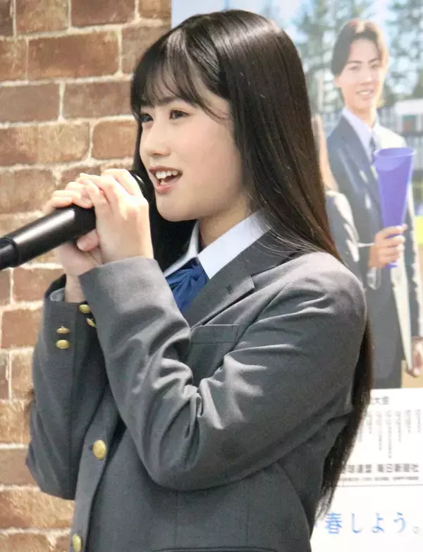 高校１年生・黒氏萌楓がセンバツ応援イメージキャラクターに就任「私のファンは野球ファンが多くて喜んでくれてると思います」