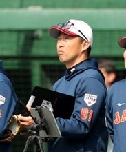 吉見一起投手コーチ、高めの使い方を再確認　国際大会だからこそ「もう２つ、３つ高めに」