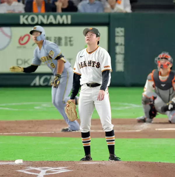 【巨人】竹丸和幸が「ドラ１対決」で立石にプロ１号被弾…３タテ食らい今季初の４連敗、猛虎と１・５差→４・５差　貯金２で交流戦へ