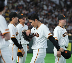 【巨人】あぁ連敗で首位陥落…則本昂大が移籍後ワースト８失点　初回先制も猛虎クリーンアップに７打点献上　首位攻防負け越し