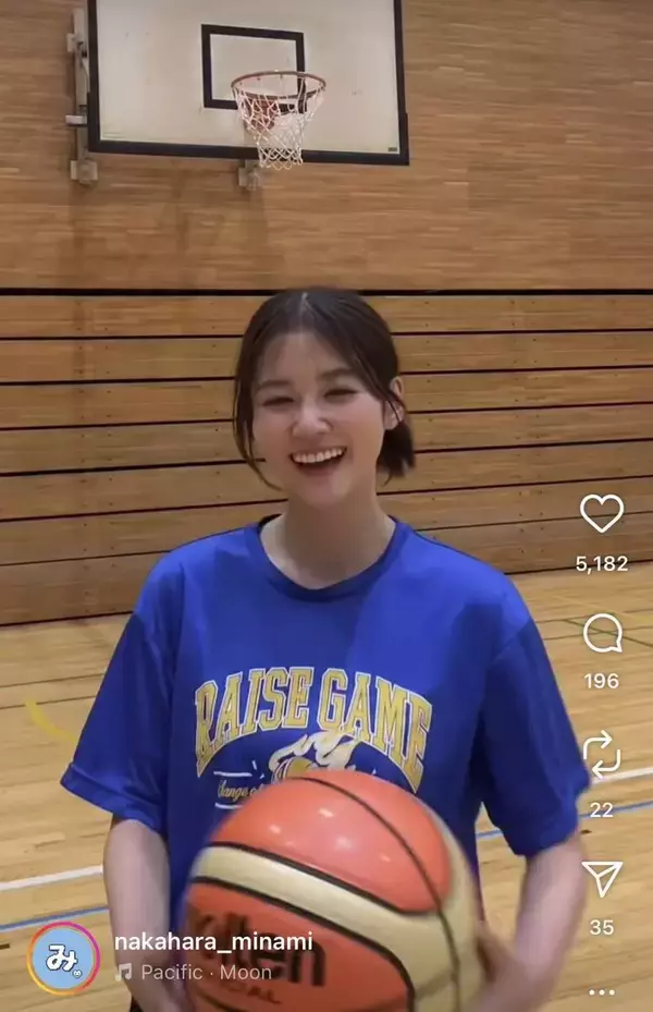 テレ東・中原みなみアナ、「現役でできそう」なバスケ姿に「動きがキレキレ」「テレビとのギャップが最高」と大反響！