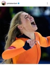 【五輪】高木美帆に勝ったモデル美女　金メダルに「信じられない！！」屈強な恋人から“お姫様抱っこ”も…オランダのレールダム