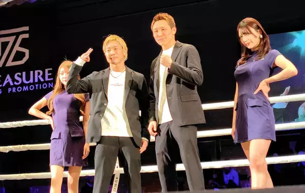 ４・３後楽園で２階級制覇に挑む谷口将隆が後楽園のリングであいさつ「この場所で僕が世界王者になる」　小国以載「谷口の前に後楽園を盛り上げる」