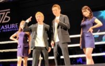 ４・３後楽園で２階級制覇に挑む谷口将隆が後楽園のリングであいさつ「この場所で僕が世界王者になる」　小国以載「谷口の前に後楽園を盛り上げる」