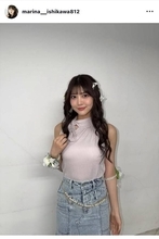 大御所歌手の２０歳めいっ子　美ぼうに脱帽「女神様～降臨」「可愛すぎる」「魅力満載」…石川満里奈が公開