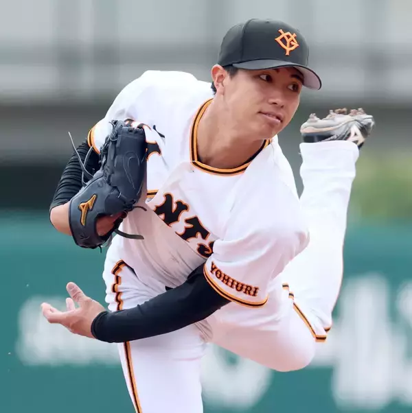 【巨人】ドラ３・山城京平が４回１失点の好投　最速１４９キロを計測し４奪三振…２軍・西武戦