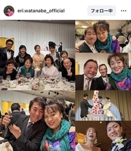 中村橋之助＆能條愛未の披露宴に超豪華メンバー参列！渡辺えりの投稿に「豪華な方々」「えりさん、とってもお綺麗」