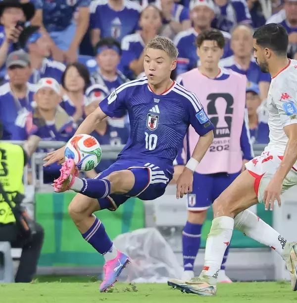 サッカーＷ杯「日本ＶＳチュニジア」中継　平均視聴人数は２２３７万人！全国で到達人数３９００万人超