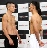 「矢吹正道、アルバラードともに計量クリア　２７日ＩＢＦ世界フライ級タイトル戦」の画像1