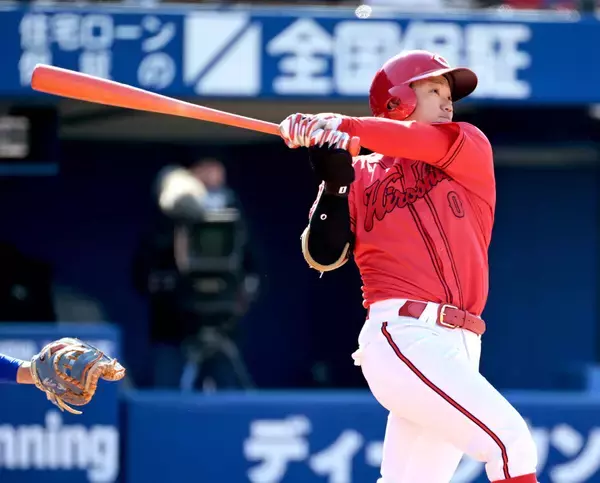 【広島】本人もびっくりのプロ１号…１２球団最小兵のドラフト３位・勝田成が２ラン「まさか、自分がホームランとは」