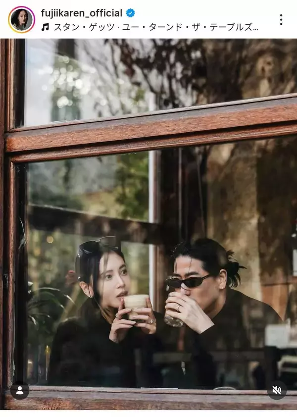 電撃結婚した人気モデル＆バンドボーカル　夫婦ショットが「絵になる」「憧れ」昨年挙式の藤井夏恋が報告