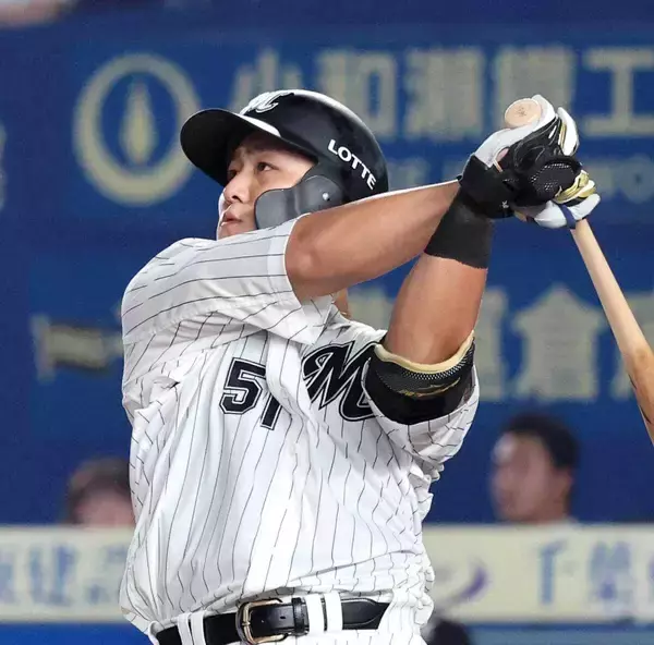 【ロッテ】藤原恭大の分まで　同期の山口航輝が１軍再昇格で即ヒット「恭大の代わりにはなれない」「自分だけは信じて…」
