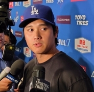 大谷翔平「投げ心地もよかった」、左膝＆出血の右手中指の状態は「関係ない」　６回４失点で７勝目＆初の代打