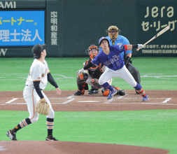 【中日】５試合ぶりに先制　村松の先制打と田中の犠飛で２点奪う