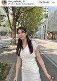 「“令和の峰不二子”　体のライン強調「スタイル最高」「美女すぎる」すっぴんメイク姿に絶賛「大人可愛い」阿部なつき」の画像1