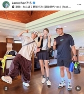「横浜高校のお二人発見！」狩野舞子さん、レジェンド＆元球児俳優と３ショット「舞子さんの母校も決勝行ってますね」