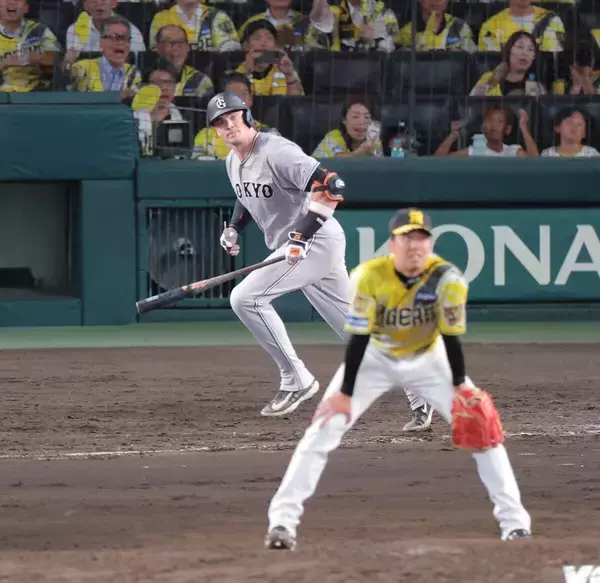 【巨人】ダルベックが才木をひざまずかせた　９回あと一人から逆転２ランに甲子園が騒然…