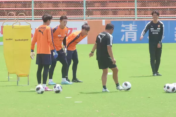 【清水】ＧＫ梅田透吾「クリーンシートを続けていくのが僕の仕事」　名古屋との開幕戦に続く連続完封誓う…１５日、横浜ＦＭとホーム開幕戦