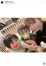 「朗報」中川翔子、双子の「大好物が判明」「妊娠中食べまくってた」食べ物とは　「ママの遺伝子だなぁ」