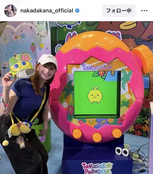 元乃木坂４６のプロ雀士・中田花奈、おもちゃショー満喫「可愛すぎ」「楽しいもんです」