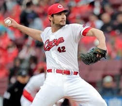 【広島】ターノックが５回２失点で降板　来日初勝利の権利　３回まで６７球→ ４回から復調