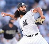 「「種市君がああいう形になり…」ロッテ・ジャクソン　今季の復帰絶望的のチームメートのため７回１安打無失点の熱投」の画像1