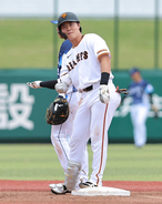 【巨人】カード勝ち越しで貯金１３　岡田悠希が３安打３打点　先発の育成・園田純規が７回１失点の好投で４勝目…２軍・西武戦