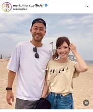 元東海テレビアナ「こんなにも立派になって…」元日本代表ＤＦとＬＡ再開「うわー豪華」「素敵すぎ」三浦茉莉アナが公開