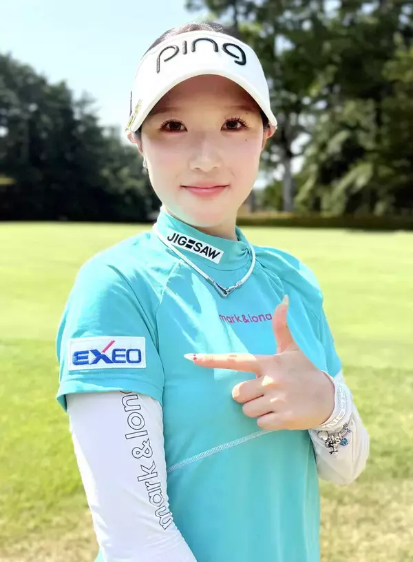 【女子ゴルフ】注目の１９歳ルーキー・松原柊亜がエクシオグループとスポンサー契約「一生懸命頑張ります」