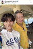 「中島颯太、“師匠”と２ショット「師匠かっこよすぎます」「やばいかわいすぎる！！」「素敵な写真すぎる」」の画像1